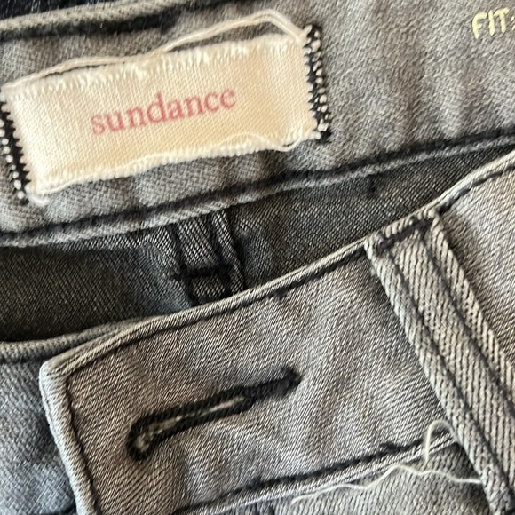 Sundance Primrose Party Gray Embellished Jeans Slim Fit Sequins Sz 29 - Picture 13 of 14